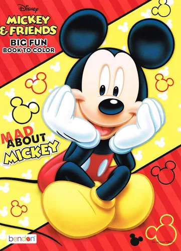 Disney Junior Big Fun libro para colorear libro para colorear Mickey Mouse & Friends Set (Conjunto de 4)