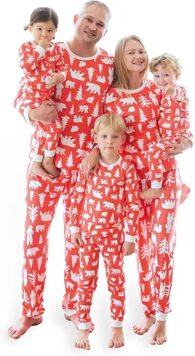 Miniatura 6 de VAENAIT BABY Infant Toddler Kids Adult Couple Family Matching Women Men Christmas Pjs Xmas Holiday Buffalo Plaid Pajama Set
