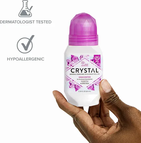 Miniatura 4 de Desodorante a bolilla para el cuerpo Crystal, 66,54 cc, paquete de 2