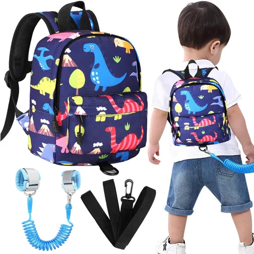 Miniatura 26 de Accmor - Mochila para niños pequeños con correa de muñeca anti-pérdida, lindo arnés para caminar para niños pequeños, mantiene a los niños cerca