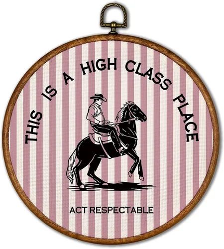 Miniatura 37 de KSDUT Arte de Pared Occidental de Vaquero Ágata Verde - Arte de Pared Preppy Moderno del Suroeste en Lienzo con Marco Colgante, Arte de Pared