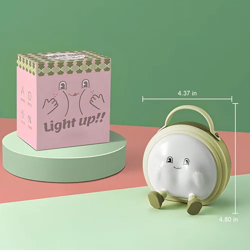 Miniatura 9 de Luz nocturna para niños, lámpara de mesa y mesita de noche inalámbrica táctil portátil para guardería, lactancia materna, dormitorio, 3 niveles