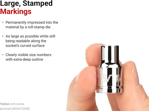 Miniatura 2 de TEKTON Unidad de 3/8 pulgadas x 0.236 in Zócalo poco profundo de 6 puntos SHD12106