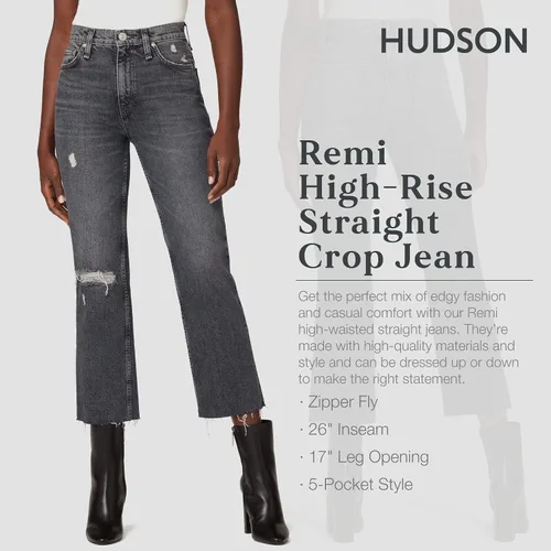 Miniatura 5 de HUDSON Remi - Jeans rectos de tiro alto para mujer