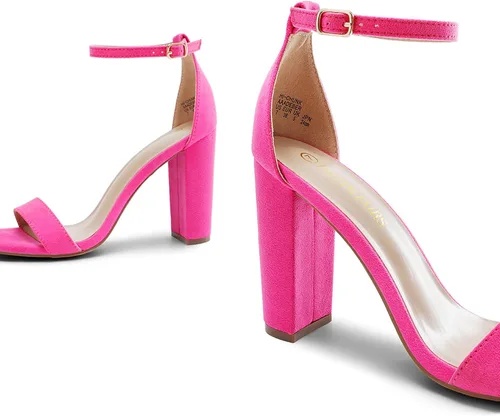 Miniatura 4 de DREAM PAIRS - Sandalias de tacón alto para mujer