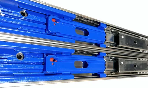 Promark 100LB - Deslizadores de cajón, capacidad completa de extensión suave / montura lateral que se cierra sola, (paquete de 10, 12 pulgadas)