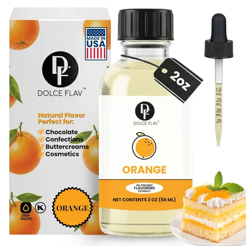 Miniatura 39 de Dolce Flav Extracto de Arándano – 2 Onzas Kosher Soluble en Aceite, Sin Azúcar, Saborizante Concentrado de Arándanos Maduros para Repostería