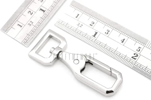 Miniatura 2 de CRAFTMEMORE 2 unids Push Gate Snap Ganchos de Metal Giratorio Cierre de langosta Monedero Hacer Accesorios VT43, Oro