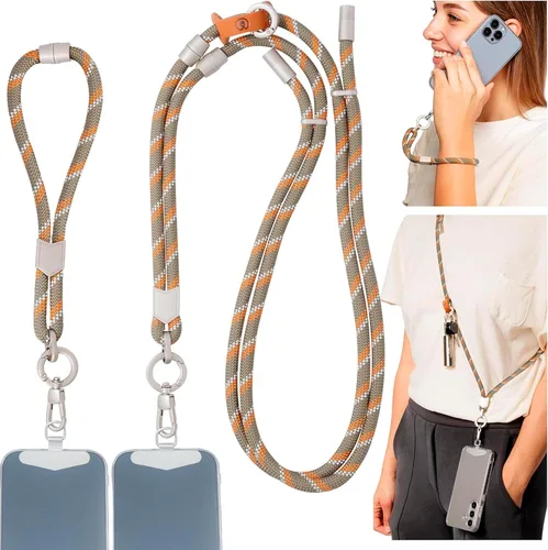 Miniatura 8 de Pulpo - Cordón antirrobo 2 en 1 para teléfono y correa de muñeca para iPhone y Android, correa ajustable para teléfono celular y correa universal