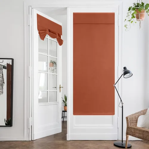 Miniatura 15 de HOMEIDEAS Cortinas Opacas para Aula para Puerta Principal, Cubierta de Ventana de Puerta de Aula, Persianas de Privacidad con Aislamiento Térmico
