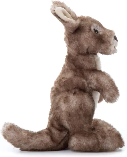 Miniatura 13 de The Petting Zoo Animal de peluche de canguro, regalos para niños, animales salvajes del zoológico Onez, juguete de peluche canguro de 9 pulgadas