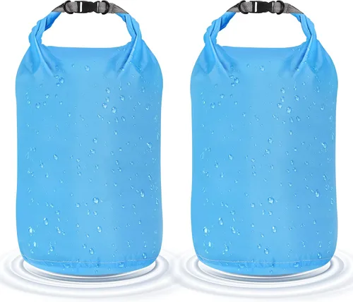 Miniatura 10 de Desoto Bolsa seca impermeable, 2 paquetes, 2L/5L/10L/20L/40L/70L, bolsa de almacenamiento en seco para mantener el equipo seco limpio para kayak