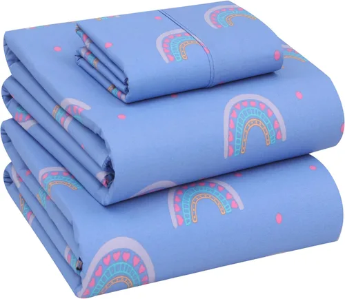 Miniatura 46 de RUVANTI Juego de sábanas divididas tamaño King de 100 % algodón para cama ajustable, 5 piezas, ropa de cama de tejido de percal suave y Guisante