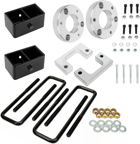 Miniatura 14 de SCTIOO Kit de nivelación de elevación delantera de 2 pulgadas trasero de 1 pulgada para Chevrolet Silverado 1500 2007-2023 Kit de elevación