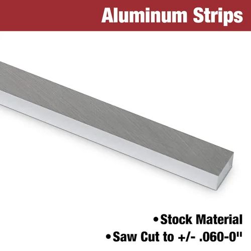 Miniatura 3 de TCI Precision Metals 5052 Tiras de aluminio de 0.125 pulgadas de grosor x 3.000 pulgadas x 72.000 pulgadas