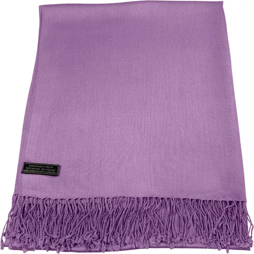 Miniatura 8 de CJ Apparel Bufanda de chal nepalí de color sólido, estola, envoltura para la cabeza, pashmina NUEVO