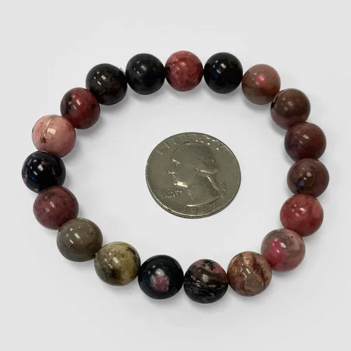Miniatura 361 de Gem Avenue Handmade Round Bead Stretch Bracelet Unisex Natural Stone Beaded Jewelry for Men & Women, Elastic Wristband for Daily Wear