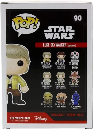 Miniatura 3 de Funko Vinilo Star Wars Pop! Luke Skywalker (Ceremonia) #90