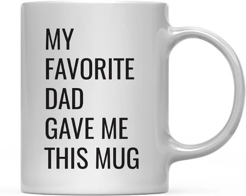 Miniatura 51 de Andaz Press Taza de café divertida de 11 onzas, regalo de broma, My Favorite Aunt Gave Me This Cup, 1 paquete, sobrino sobrino, cumpleaños, Navidad