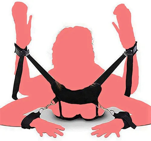 Kit de sujeción de cama para parejas debajo de King para parejas adultas, kit de correas de amarre, juego resistente al sexo para mujeres adultas,