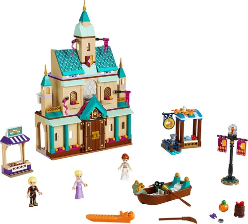 LEGO Disney Frozen II Arendelle Castle Village 41167 - Juego de construcción de castillo de juguete con personajes populares de Frozen para juegos