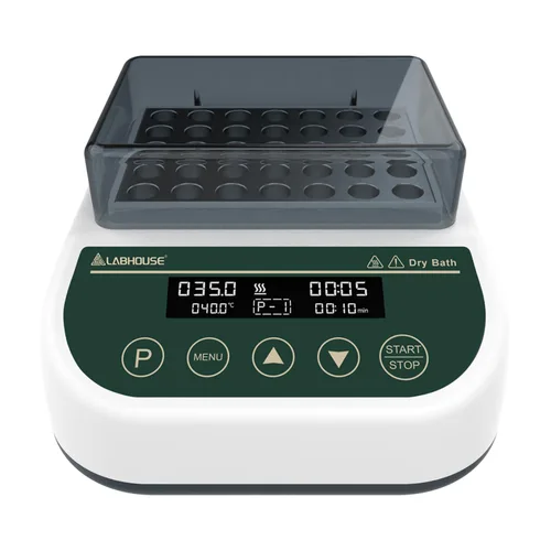 Miniatura 9 de Mini calentador de baño seco digital incubadora termostática calefacción temporizador programable con 0.0 fl oz* 40 tubos de centrífuga bloque