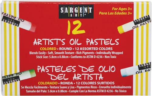 Miniatura 2 de Sargent Art 22-2017 12 unidades pasteles al óleo surtidos, 2.3 in x 0.3 in