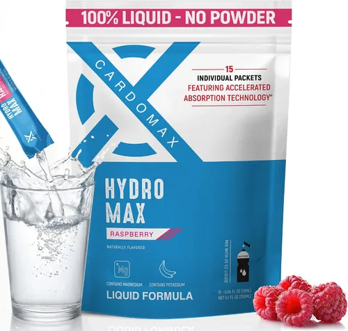 Miniatura 10 de CardoMax Paquetes de hidratación - Hydromax - Paquetes de mezcla de bebidas con electrolitos con sodio, magnesio y potasio - Vegana y apta