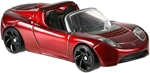 Miniatura 4 de Hot Wheels 2019 Saludos desde Space '08 Tesla Roadster, Granate