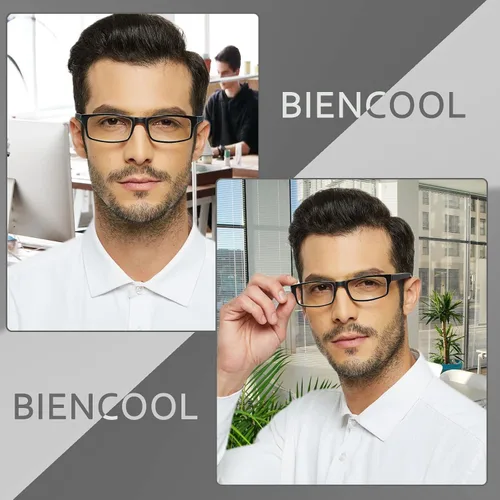 Miniatura 4 de BIENCOOL Paquete de 6 lentes de lectura tradicionales para hombres y mujeres con bisagras de resorte 3 negro 3 tortuga