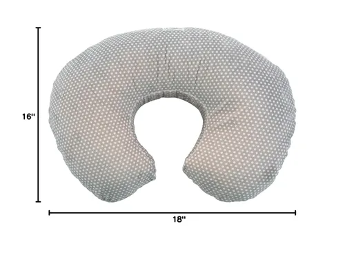 Miniatura 2 de My Blankee Swiss Dot Minky Dot - Funda de almohada de lactancia, color rubor, 18 x 16 x 5.5 pulgadas