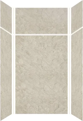 Miniatura 53 de Transolid EWKX483696-41 Expressions - Kit de pared de ducha de 6 paneles con extensión, 36 pulgadas de largo x 48 pulgadas de ancho x 96 pulgadas