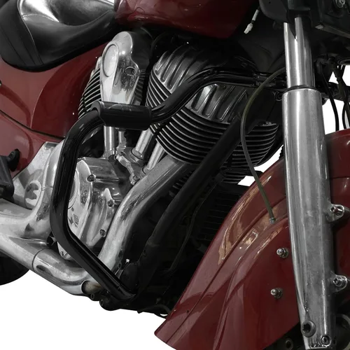 Miniatura 8 de TCT-MOTORPARTS Barra de choque de carretera con protector de motor para bigote, apta para Indian 2014-2024 Chieftain; Chieftain Dark