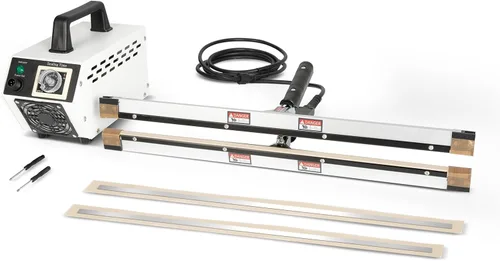 Miniatura 8 de Máquina de sellado térmico portátil de mano, IPS-600 de 24 pulgadas Sellado térmico instantáneo para envases de polietileno, papel de aluminio