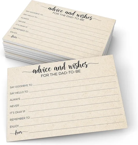 Miniatura 16 de 321Done Advice & Wishes for the Mr & Mrs, 4 x 6 pulgadas, color blanco (50 tarjetas), hecho en Estados Unidos, consejos de boda para novia, novio