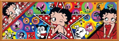 Miniatura 6 de MasterPieces Rompecabezas de 1000 piezas para adultos, familia o jóvenes – Betty Boop Panorámico – 13 x 39 pulgadas