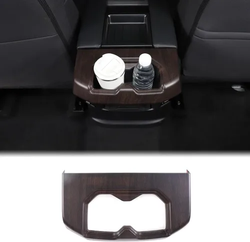 Miniatura 16 de Aunginsy Soporte para reposabrazos central de asiento delantero, cubierta de marco de taza compatible con Toyota Tundra/Sequoia 2022-2025
