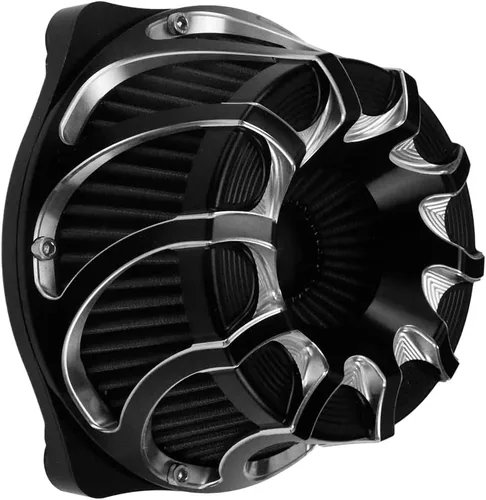 Miniatura 6 de Kit de entrada de aire limpiador de aire CNC para motocicletas con turbina, filtro de aire para Harley Sportster XL Touring Softail Dyna