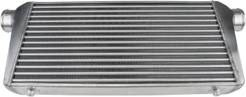 Miniatura 10 de PHILTOP Intercooler universal de E/S de 27"x7"x2.5" * 2.5", intercooler plateado del turbocompresor