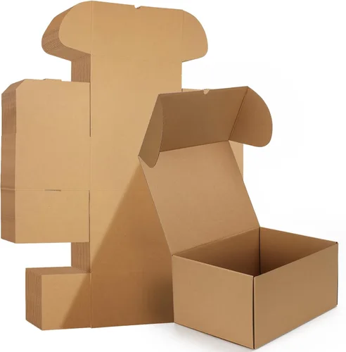 Miniatura 21 de HORLIMER Paquete de 40 cajas de envío de 5 x 5 x 5, caja de cartón corrugado blanco para correo, embalaje, pequeñas empresas