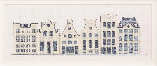 Miniatura 11 de Thea Gouverneur - Kit de punto de cruz con cuentas - City Street Amsterdam - Aida - 16 unidades - Kits de bordado para adultos - Manualidades