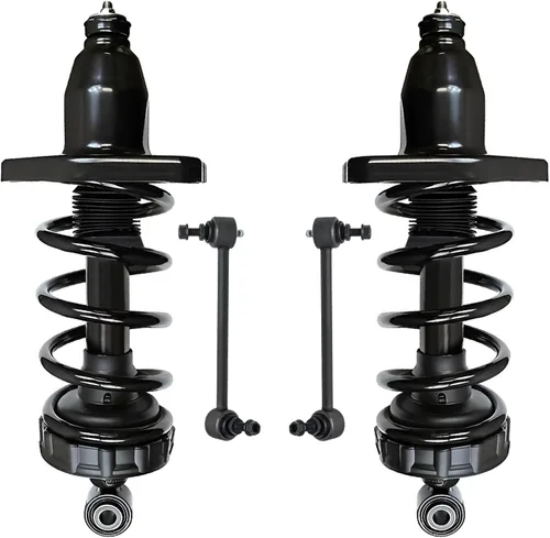 Miniatura 54 de Detroit Axle - Kit de puntales delanteros 2WD para Ford F-150 2005-2008 Lincoln Mark LT 2005-2008, 2 puntales con muelle helicoidal, 2 enlaces