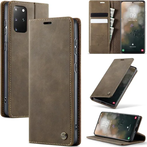 Miniatura 24 de Funda tipo cartera para iPhone 13 de piel tipo cartera con tarjetero y función atril, cierre magnético, bloqueo RFID, TPU a prueba de golpes