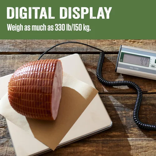 Miniatura 4 de LEM Products Báscula Digital de Acero Inoxidable de 330 lb., Plateado