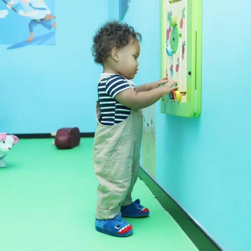 Miniatura 2 de KAKU NANU Pantuflas para niños pequeños con dibujos animados de animales, para niñas y niños, cálidas, de forro polar, para el hogar