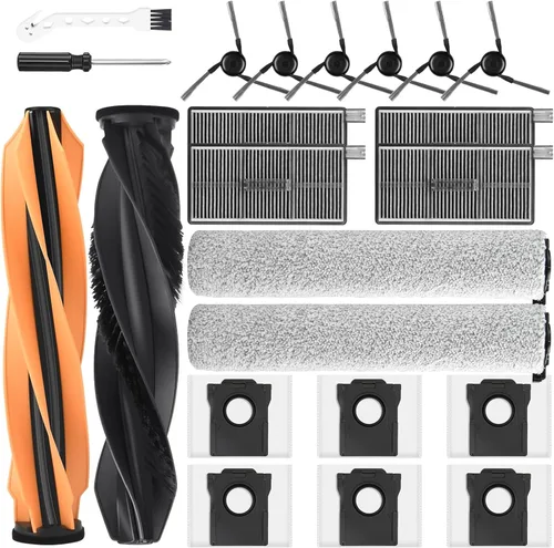 Miniatura 13 de Kit de 18 accesorios para Dreame L10s Ultra Gen 2/L10s Pro Ultra Heat/X30 Ultra/L40s Ultra AE/CE Robot Aspirador, 1 Cepillo TriCut, 4 Cepillos