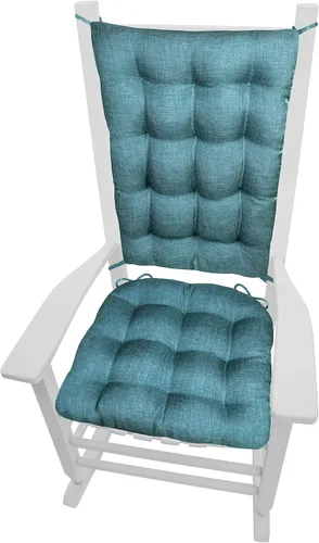 Miniatura 13 de Barnett Home Decor Cojines de microgamuza para mecedora, relleno de espuma de látex, cojín para el respaldo y el respaldo, gamuza vegana