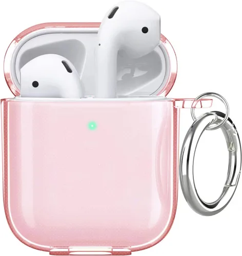 Miniatura 9 de Aircawin Funda transparente para Airpods, funda protectora a prueba de golpes para Airpod 1 y 2, accesorios de protección completa de TPU suave