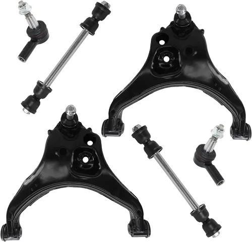 Miniatura 181 de Detroit Axle - Kit de extremo delantero para Chrysler 300 Dodge Charger Challenger 2011-2023, 2 brazos de control inferiores traseros 2 varillas