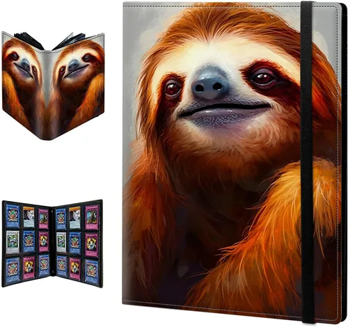 Miniatura 8 de Carpeta para tarjetas de intercambio, 9 bolsillos para tarjetas intercambiables, 360 bolsillos de doble cara, funda para tarjetas